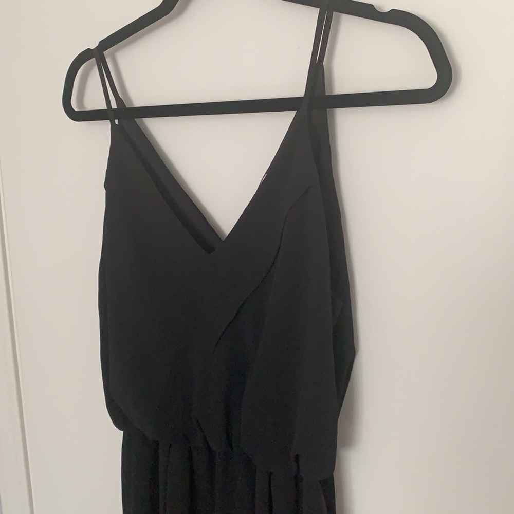 Sienna Sky Black Chiffon Romper